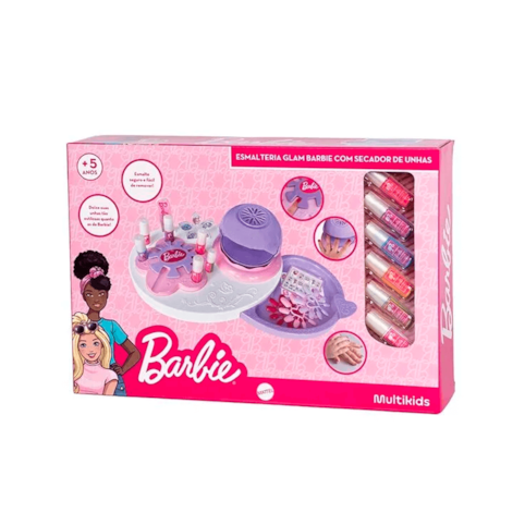 Brinquedo Multikids Esmalteira Glam Barbie - 2423