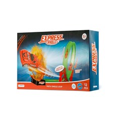 Brinquedo Multikids Pista Express Wheels 12 Peças - BR1017