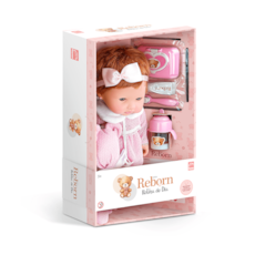 Brinquedo Roma Boneca Reborn Rotina Do Dia - 5688 Brinquedo Roma Boneca Reborn Rotina Do Dia - 5688