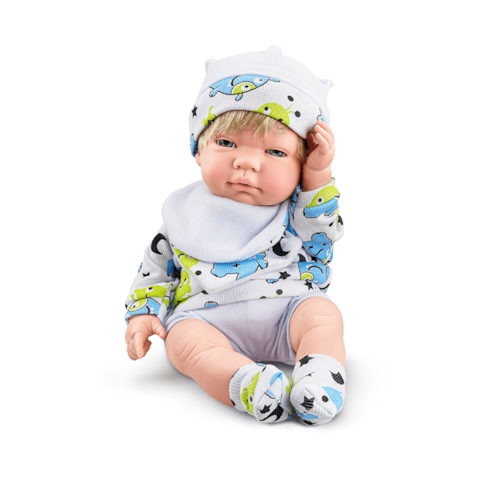 Brinquedo Roma Boneco Reborn Escolinha 5692