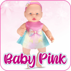Brinquedo Sid-Nyl Boneca Baby Pink - 1445