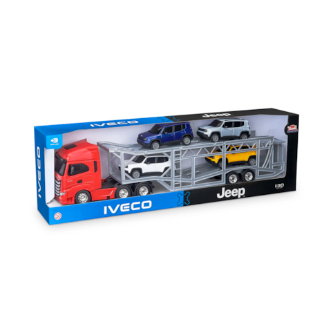 Brinquedo Usual Caminhão Cegonheira Sway com 4 Carros - 686