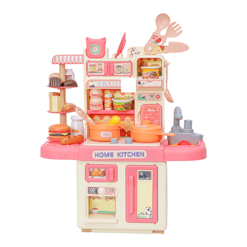 Brinquedo Zipytoys Kit Casa Encantada 34 peças - Rosa