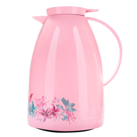 Bule Invicta Viena 1L Com Gatilho - Flores Rosa