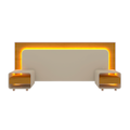 Cabeceira Gelius Innova Para Box - Naturale/Off...