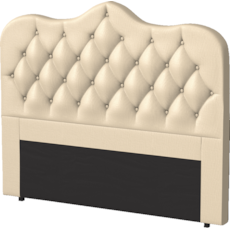 Cabeceira Probel Jade 1,97 Metros com Frame PAA4776 - Courino Perola