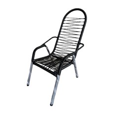 Cadeira de Área RM Luxo 1 Fio - Preto