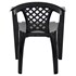 Cadeira Tramontina Iguape Com Braços - Preto 92221-009