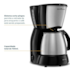Cafeteira Britânia 18 Xícaras BCF19B Inox - 110V 