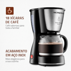 Cafeteira Mondial Dolce Arome C-30-18X - Preto 110V