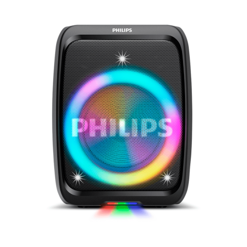 Caixa de Som Philips TAX3000M 450W RMS com 2 Microfones