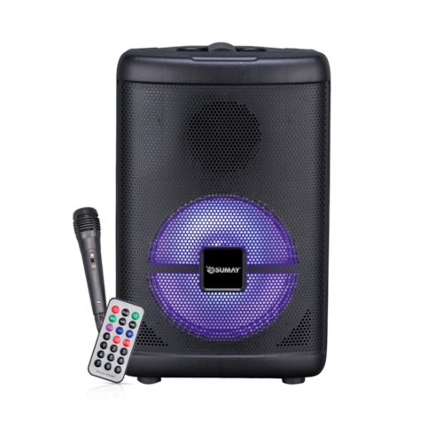 Caixa de Som Sumay Gedi Black Bluetooth - 150W