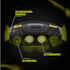 Caixa de Som Waaw Hyperboom 1000 Bluetooth - Preto e Verde