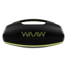 Caixa de Som Waaw Hyperboom 1000 Bluetooth - Preto e Verde