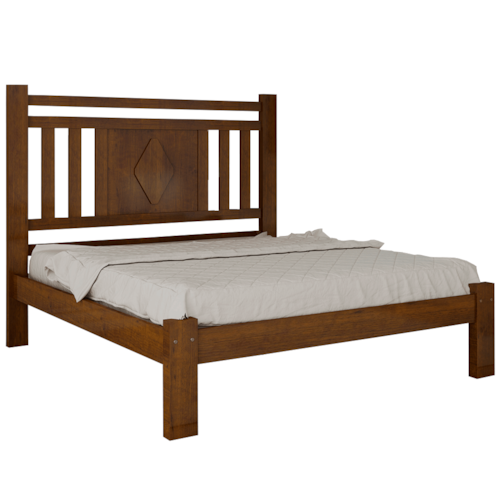 Cama de Casal Amazônia Paris Imbuia Martinello Eletrodomésticos