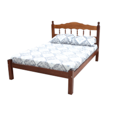Cama de Casal Cedrinho Santa Cruz - Mogno Cama de Casal Cedrinho Santa Cruz - Mogno