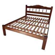 Cama de Casal Cedrinho Santa Cruz - Mogno Cama de Casal Cedrinho Santa Cruz - Mogno