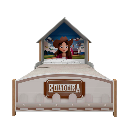 Cama Infantil Gelius Boiadeira 090 - Branco