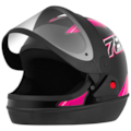 Capacete Pro Tork New Sport 788 - 56 Preto/Rosa
 
