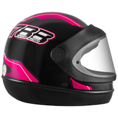 Capacete Pro Tork New Sport 788 - 58 Preto/Rosa Capacete Pro Tork New Sport 788 - 58 Preto/Rosa