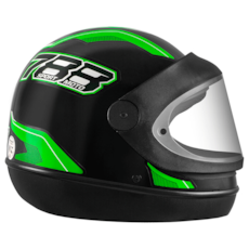 Capacete Pro Tork New Sport 788 - 58 Preto/Verde Capacete Pro Tork New Sport 788 - 58 Preto/Verde