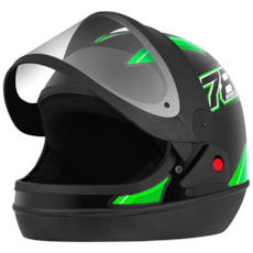 Capacete Pro Tork New Sport 788 - 58 Preto/Verde