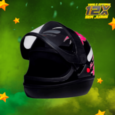 Capacete Taurus San Marino Femme - 56 Preto