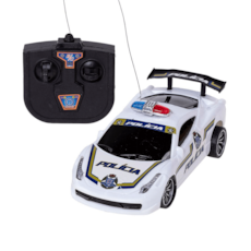 Carrinho de Controle Remoto Cks Polícia - K2747P Carrinho de Controle Remoto Cks Polícia - K2747P
