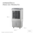 Climatizador Midea ACCM761 76L 210W - Branco 110V
