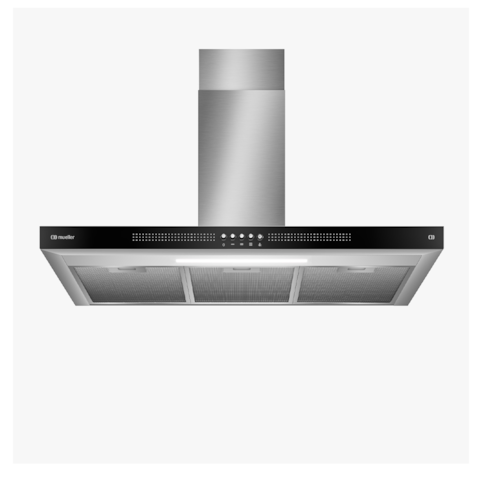 Coifa de Parede Mueller MCP90K Preto - 110V 