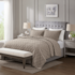 Colcha Corttex Bristol Casal - Bege