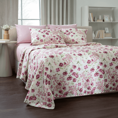 Colcha Corttex Casal Paris 3959 - Sortido Floral