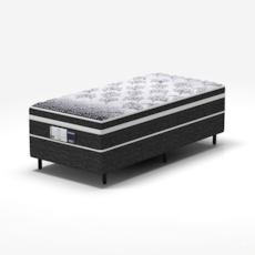 Conjunto Box Solteiro Acoplado Probel Springs 88x188 - PA51391 Conjunto Box Solteiro Acoplado Probel Springs 88x188 - PA51391