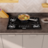 Cooktop 5 Bocas Mueller Com Queimador Ultra Chama MCG5BB - Preto