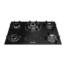 Cooktop 5 Bocas Mueller Tripla Chama MCG5BC - Preto