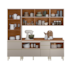 Cozinha Demartêz 5 Peças Proença 100% MDF DP2405RF - Nogueira/Nude