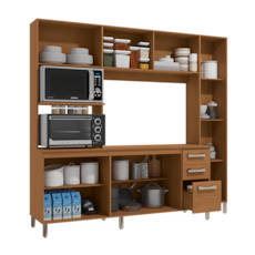 Cozinha Kappesberg Compacta E780 - Canela / Off White Cozinha Kappesberg Compacta E780 - Canela / Off White