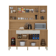 Cozinha Kit's Paraná Botanika 3046 - Freijo/Soft 9031