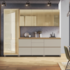 Cozinha Nesher Rainha 5 Peças 100% MDF - Nature/Greige