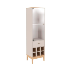Cristaleira Movelbento MB1145 - Mell/Off White