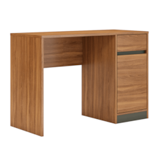 Escrivaninha Demobile Morada com Gaveta - Amendola/Grafito Escrivaninha Demobile Morada com Gaveta - Amendola/Grafito