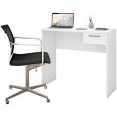 Escrivaninha Notável Office NT2000 - Branco 1 Gaveta Escrivaninha Notável Office NT2000 - Branco 1 Gaveta