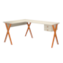 Escrivaninha Patrimar Malta Canto - Off White