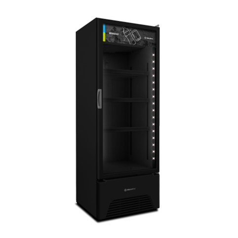 Expositor de Bebidas Metalfrio Vertical 403L VB40AHBD26 - Preto 110V