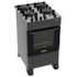 Fogão 4 Bocas Com Acendimento Automático Atlas Mônaco Top Glass - Preto