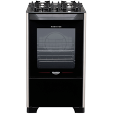 Fogão 4 Bocas Com Acendimento Automático Dako Magister - Preto Fogão 4 Bocas Com Acendimento Automático Dako Magister - Preto