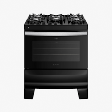 Fogão 5 Bocas Com Acendimento Automático Atlas Agile Glass - Preto
 