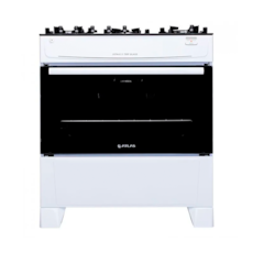 Fogão 5 Bocas Com Acendimento Automático Atlas Monaco Top Glass - Branco