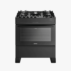 Fogão 5 Bocas Com Acendimento Automático Atlas Mônaco Top Glass  - Preto