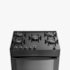 Fogão 5 Bocas Com Acendimento Automático Atlas Mônaco Top Glass  - Preto